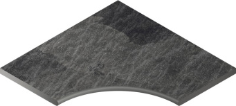 Materia Titanio 60x60 corner rounded 30 X2 (620090000409)