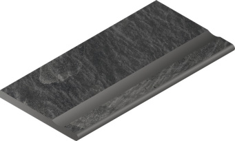 Materia Titanio 30x60 with recess rounded X2 (620090000410)