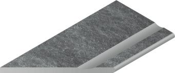 Genesis Silver 30x60 with recess rounded left X2 (620090000607)