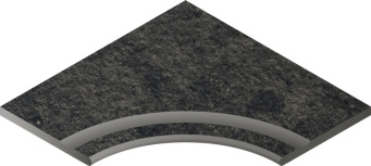 Room Black 60x60 with recess corner rounded 30 X2 (620090000662)