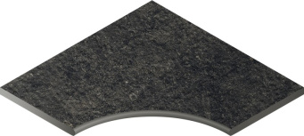 Room Black 60x60 corner rounded 30 X2 (620090000663)