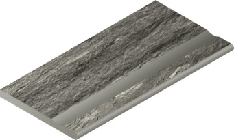 Skyfall Grigio 30x60 with recess rounded X2 (620090000696)