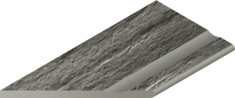 Skyfall Grigio 30x60 with recess rounded X2 (620090000698)