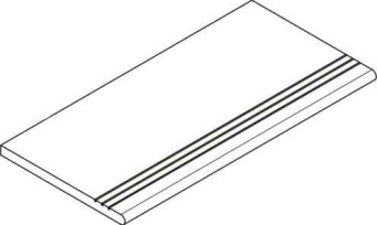 Magma Silver grip 30x60 rounded right (620040000253)