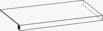 Avantgarde Pure 33x160 corner right (620070002786)